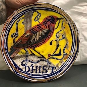 Anthropology hand painted plate.  Never used.